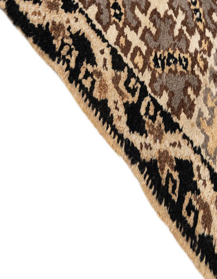 Detail image of  6' 3 x 9' 4  Hand Knotted Moroccan Wool Rug