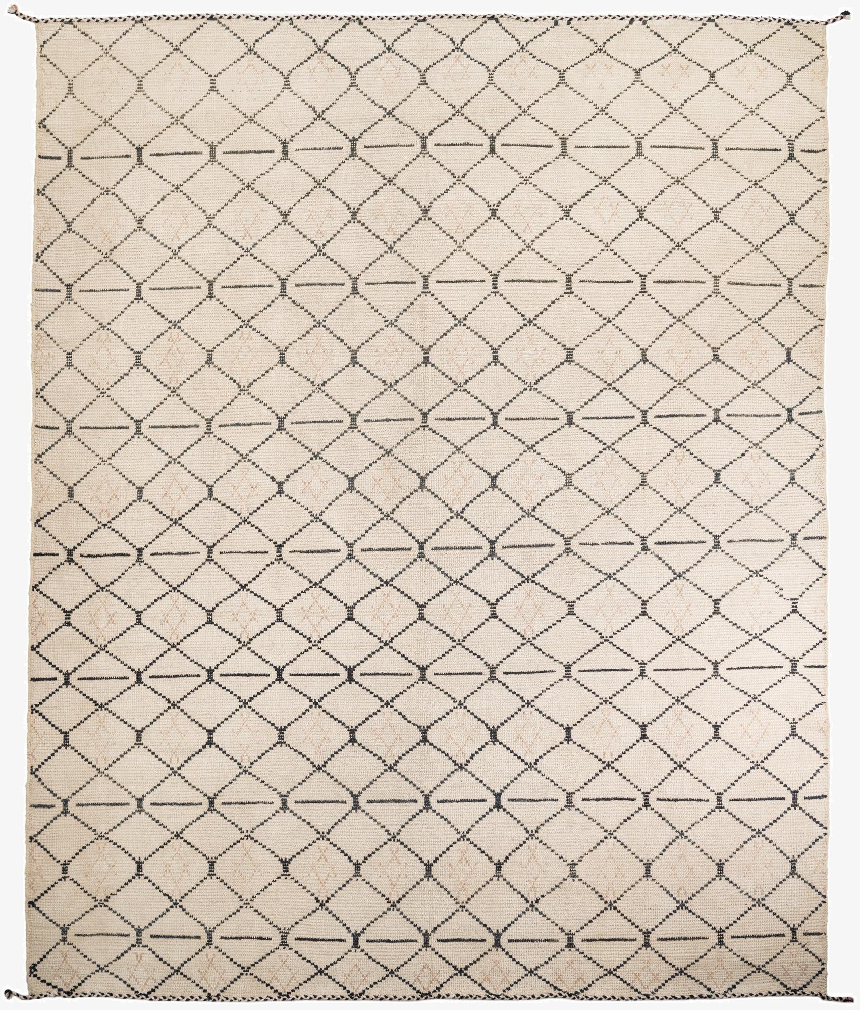  11' 10 x 14' 6  Hand Knotted Moroccan Wool Rug