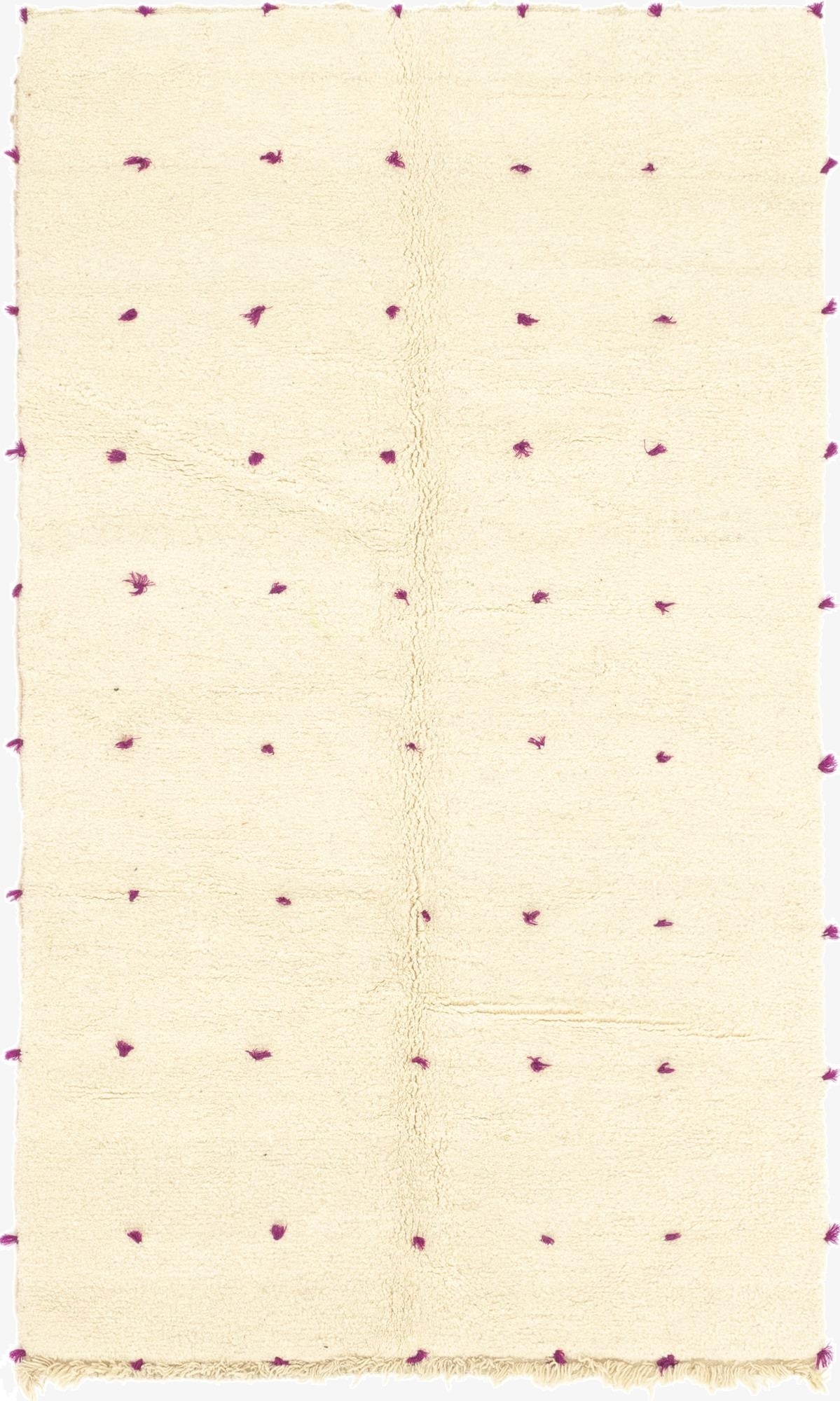  5' x 8' 6  Hand Knotted Moroccan Wool Rug