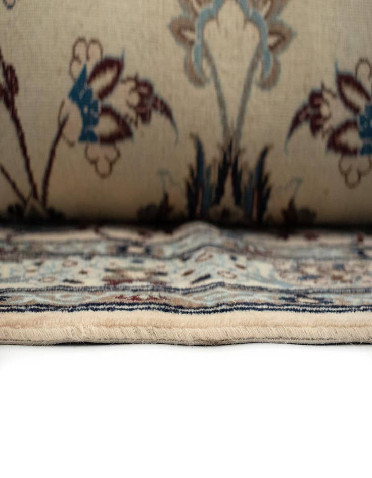 Detail image of  13' 11 x 23'  Hand Knotted Nain Persian Rug