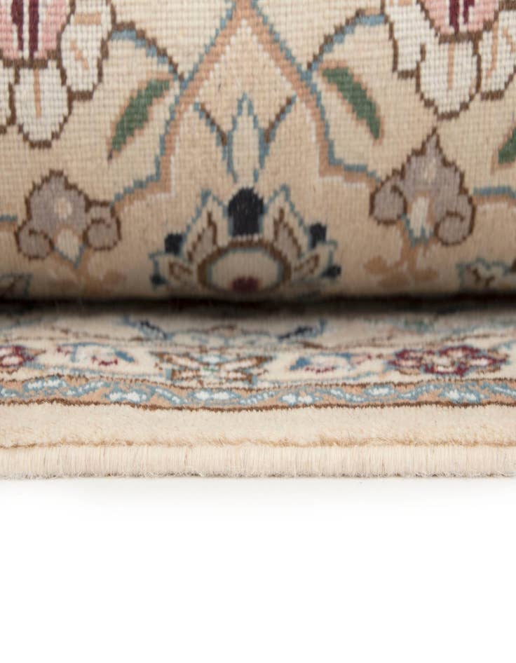 Detail image of  6' 7 x 10' 4  Hand Knotted Nain Persian Wool Rug