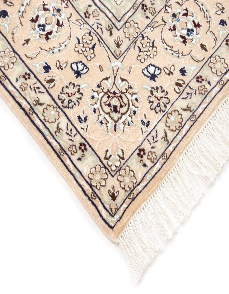 Detail image of  6' 5 x 9' 11  Hand Knotted Nain Persian Rug