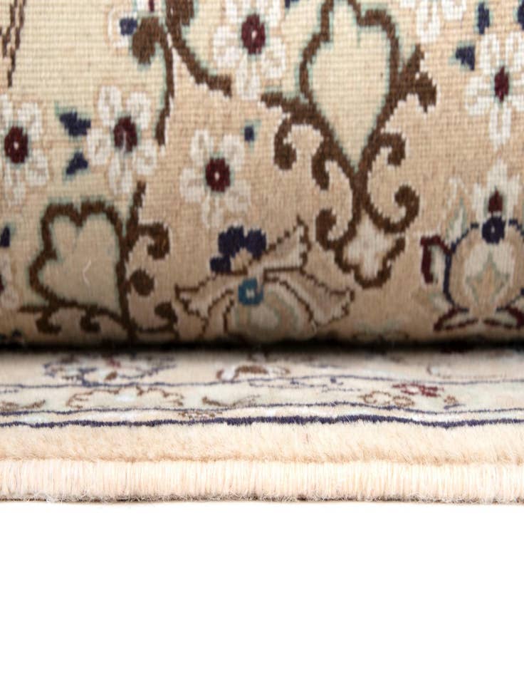 Detail image of  6' 5 x 9' 11  Hand Knotted Nain Persian Rug