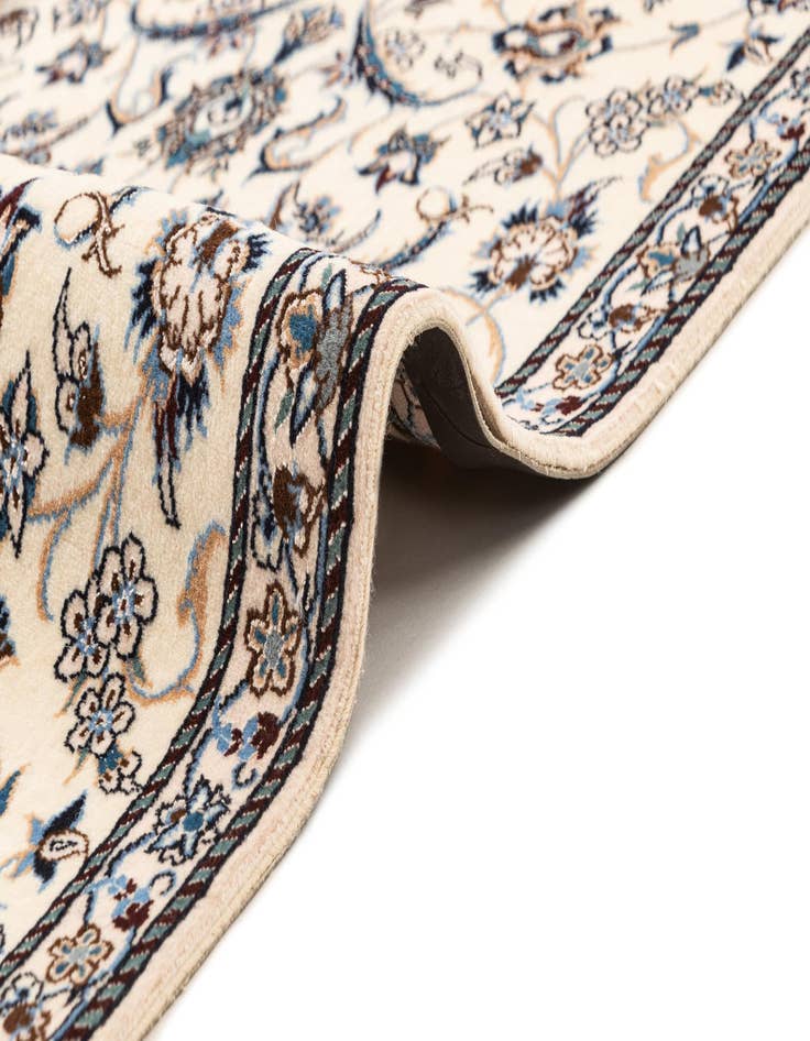 Detail image of  2' x 9' 8  Hand Knotted Nain Rug