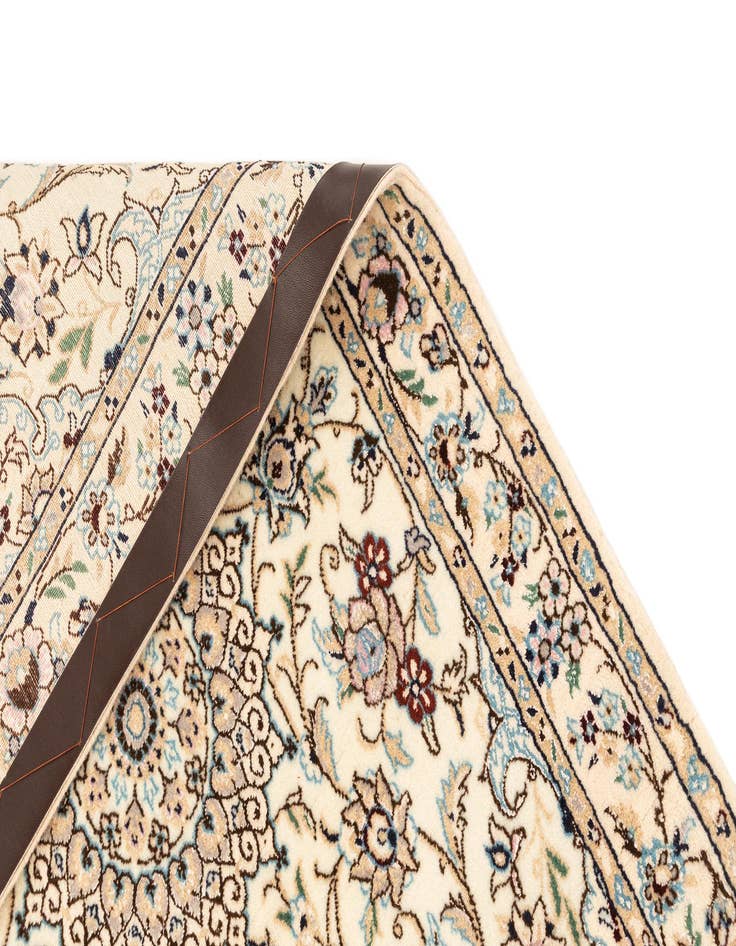 Detail image of  2' 4 x 10' 2  Hand Knotted Nain Rug