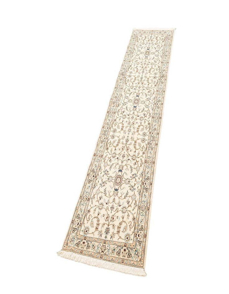 Detail image of  2' 7 x 10' 7  Hand Knotted Nain Rug