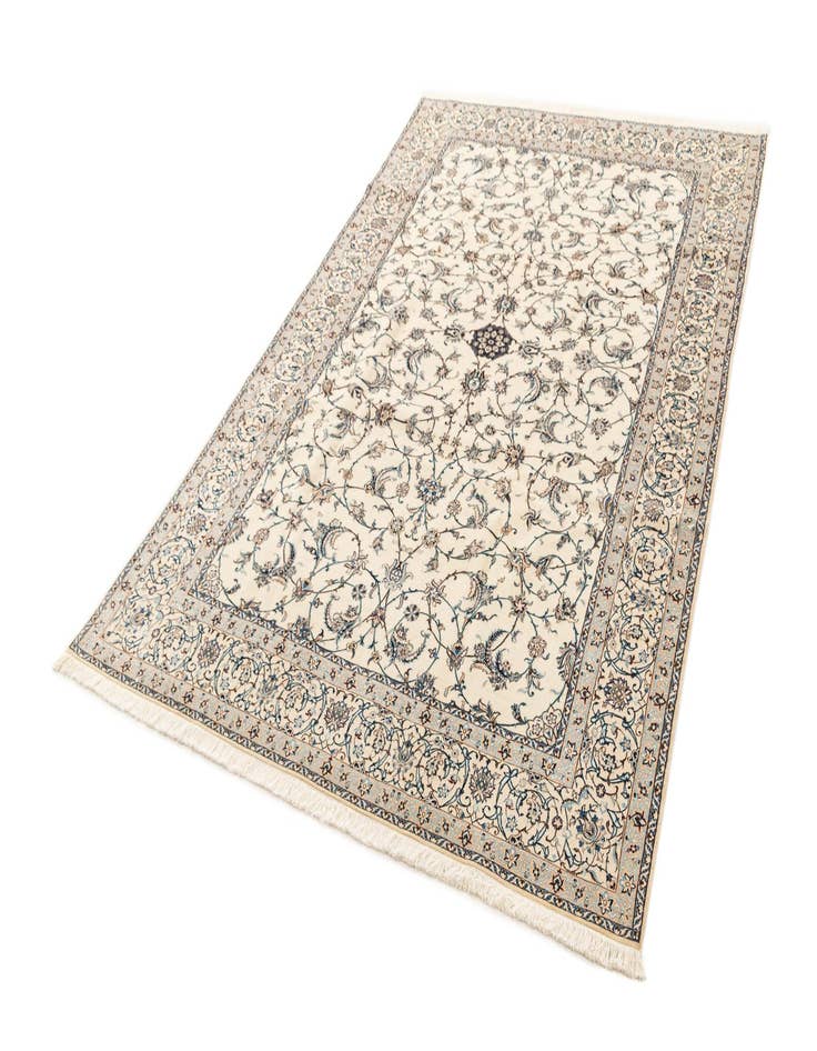 Detail image of  6' 9 x 10' 2  Hand Knotted Nain Rug