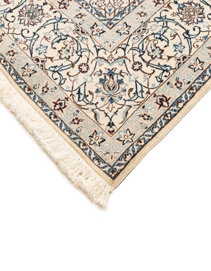 Detail image of  6' 9 x 10' 2  Hand Knotted Nain Rug