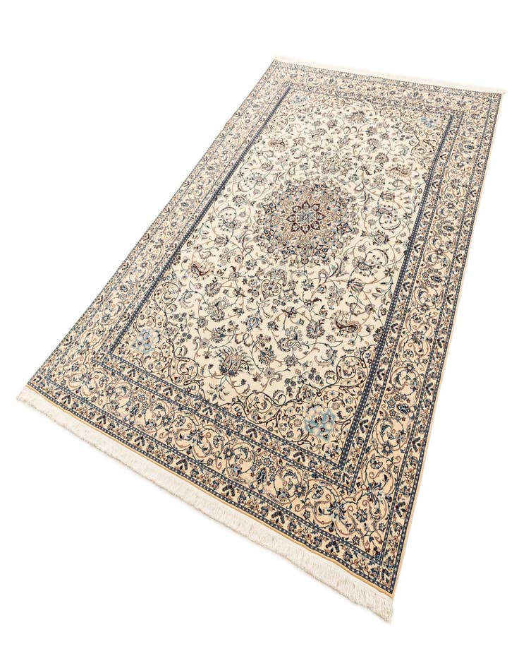 Detail image of  6' 11 x 10' 1  Hand Knotted Nain Rug