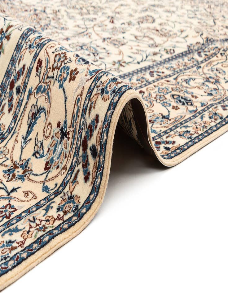 Detail image of  6' 11 x 10' 1  Hand Knotted Nain Rug