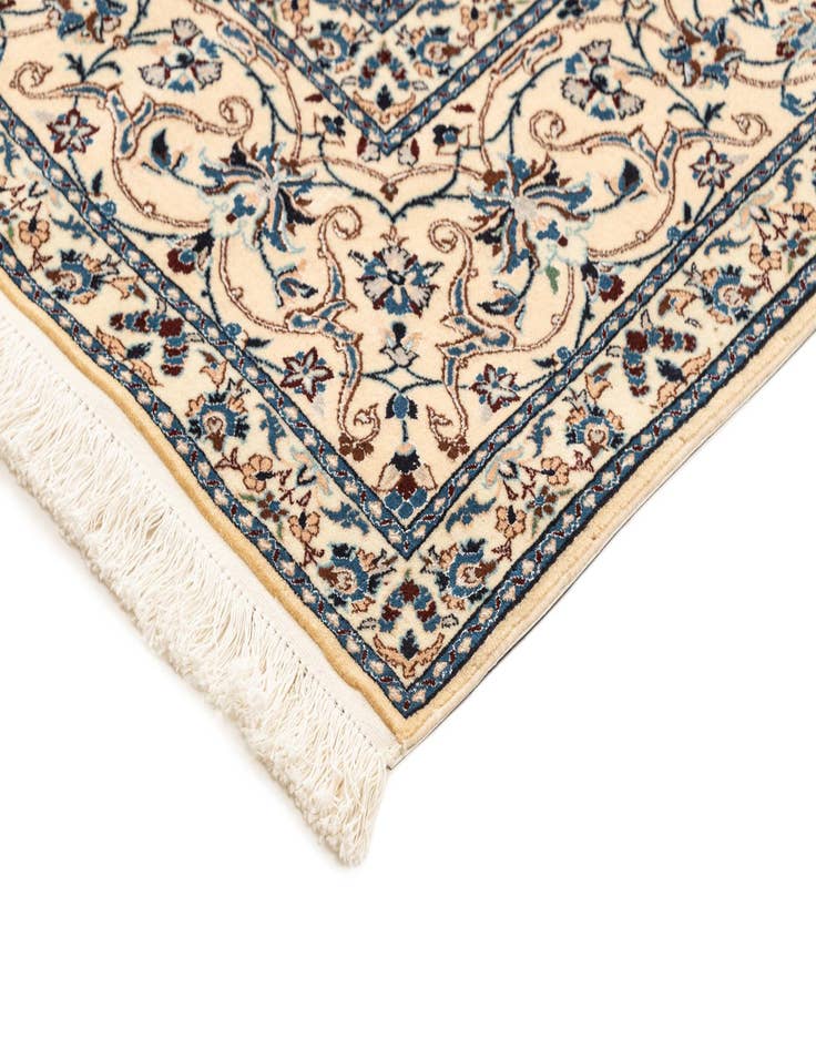 Detail image of  6' 11 x 10' 1  Hand Knotted Nain Rug