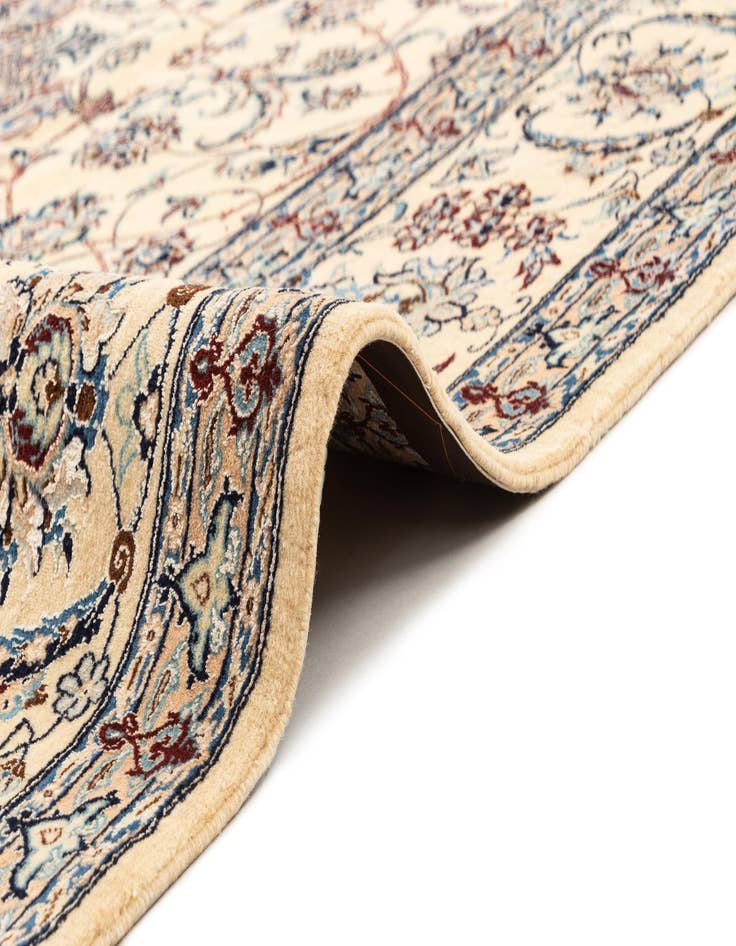 Detail image of  6' 8 x 10' 4  Hand Knotted Nain Rug