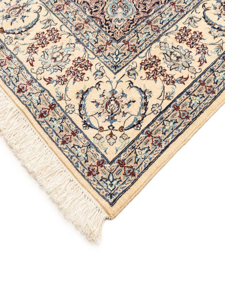 Detail image of  6' 8 x 10' 4  Hand Knotted Nain Rug