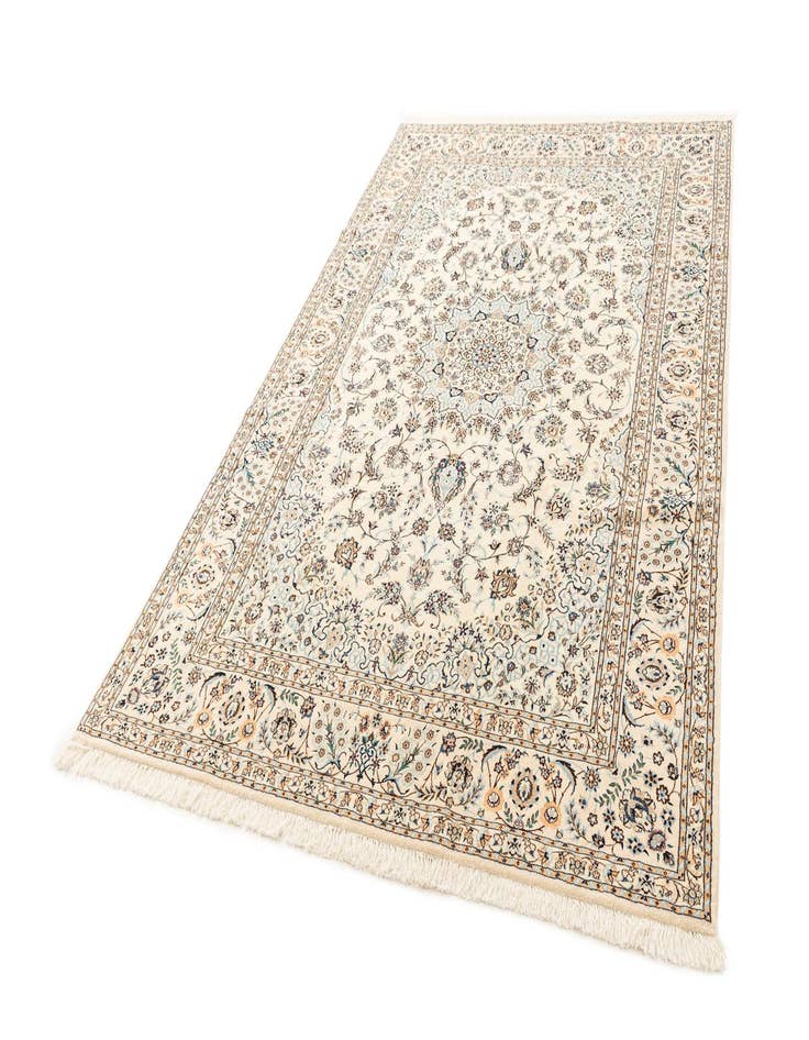 Detail image of  6' 10 x 10' 3  Hand Knotted Nain Rug