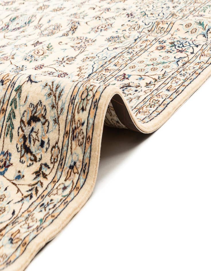 Detail image of  6' 10 x 10' 3  Hand Knotted Nain Rug