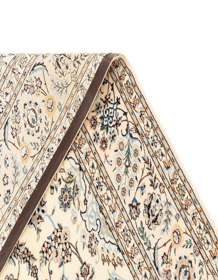 Detail image of  6' 10 x 10' 3  Hand Knotted Nain Rug