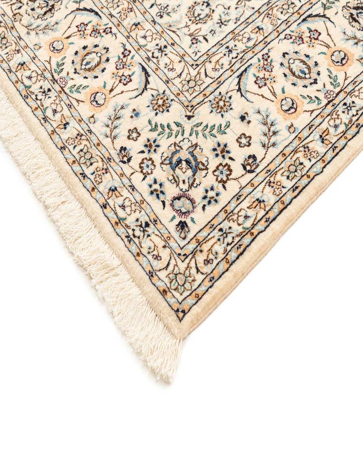 Detail image of  6' 10 x 10' 3  Hand Knotted Nain Rug