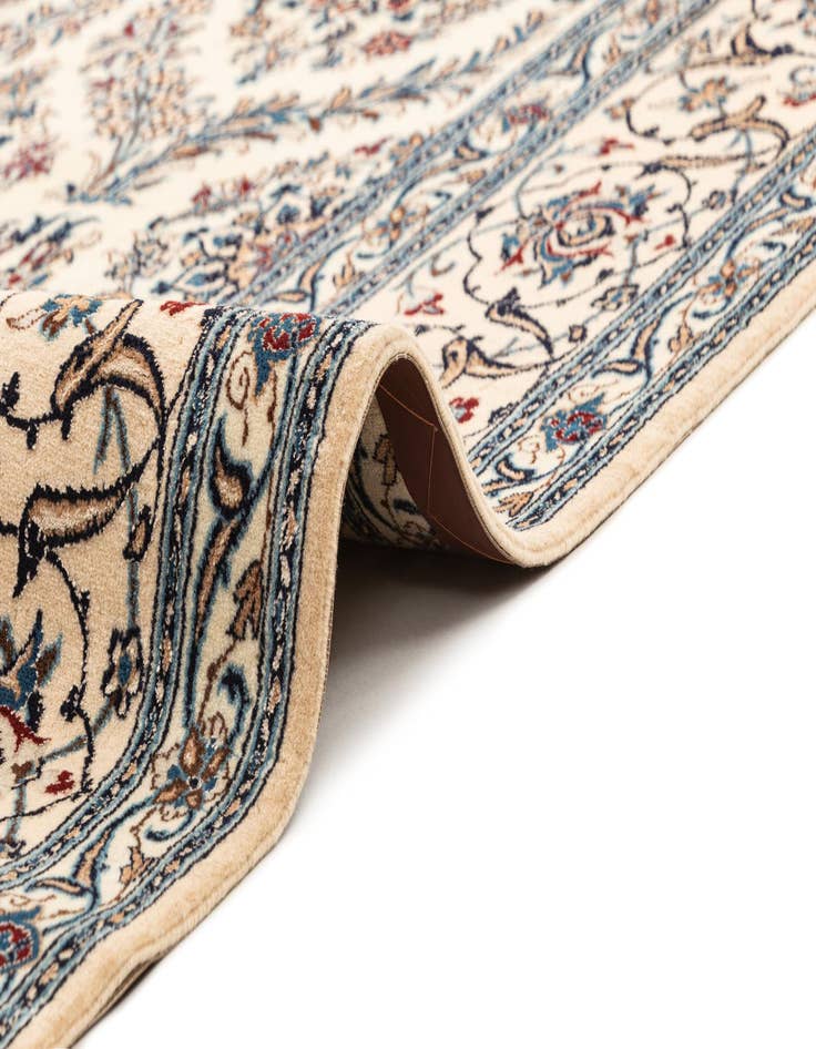 Detail image of  7' 1 x 10' 6  Hand Knotted Nain Rug