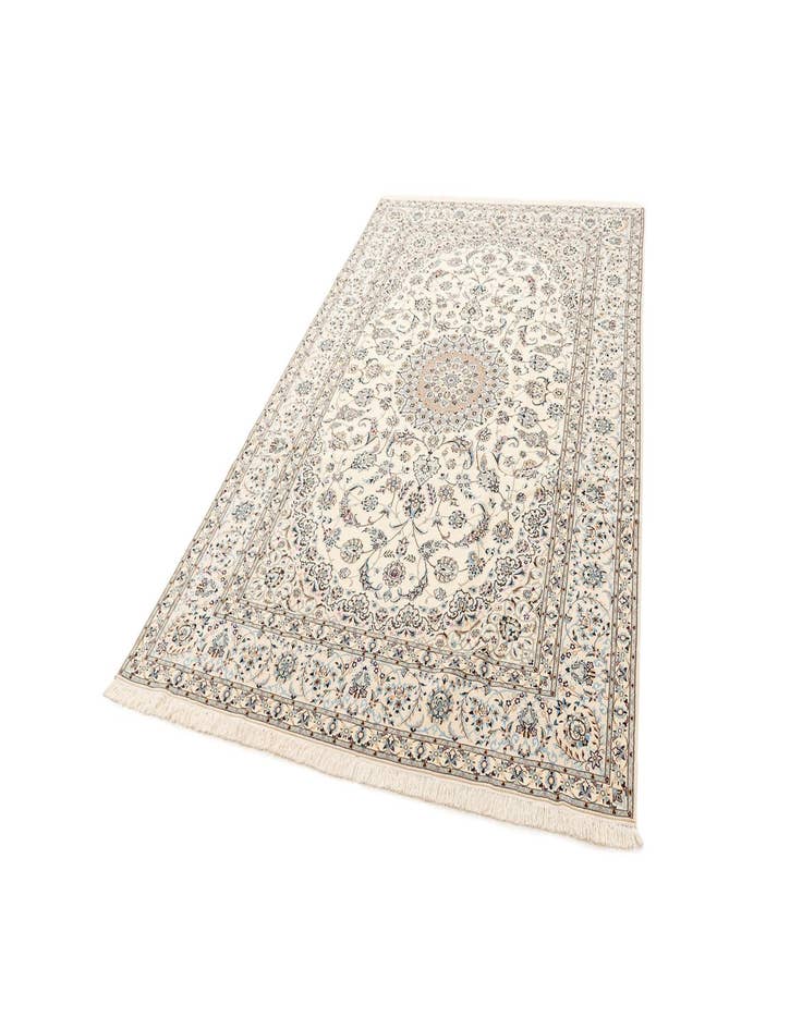 Detail image of  6' 9 x 10' 3  Hand Knotted Nain Rug