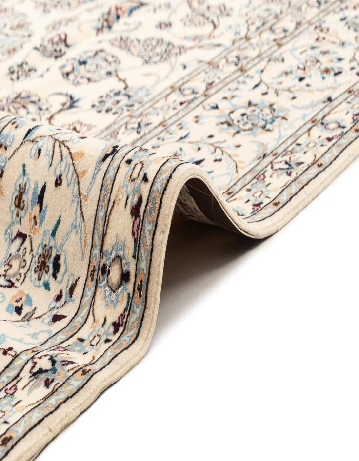 Detail image of  6' 9 x 10' 3  Hand Knotted Nain Rug