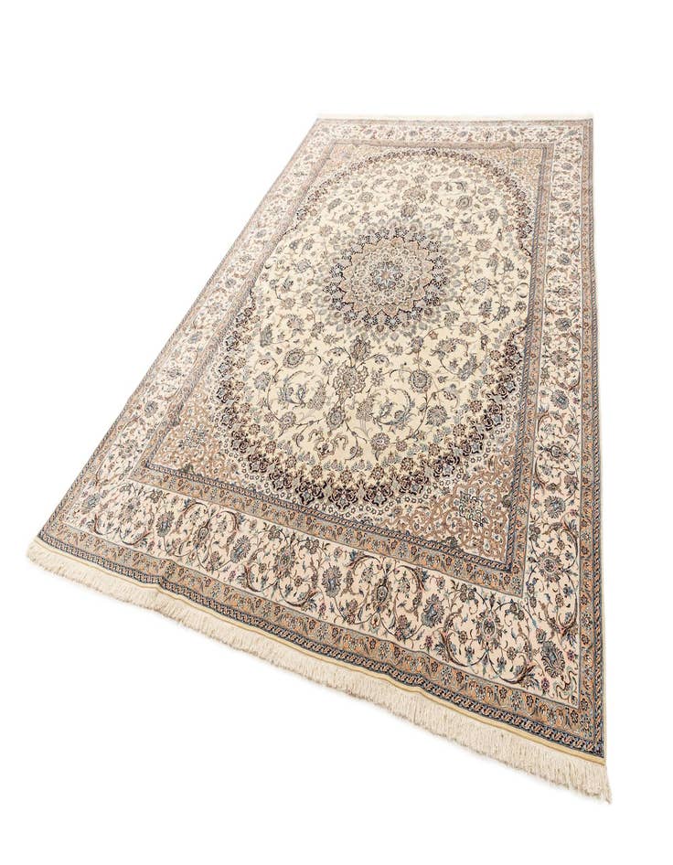 Detail image of  10' x 13' 4  Hand Knotted Nain Rug