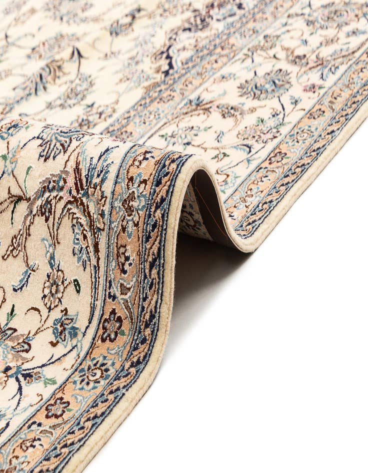 Detail image of  10' x 13' 4  Hand Knotted Nain Rug