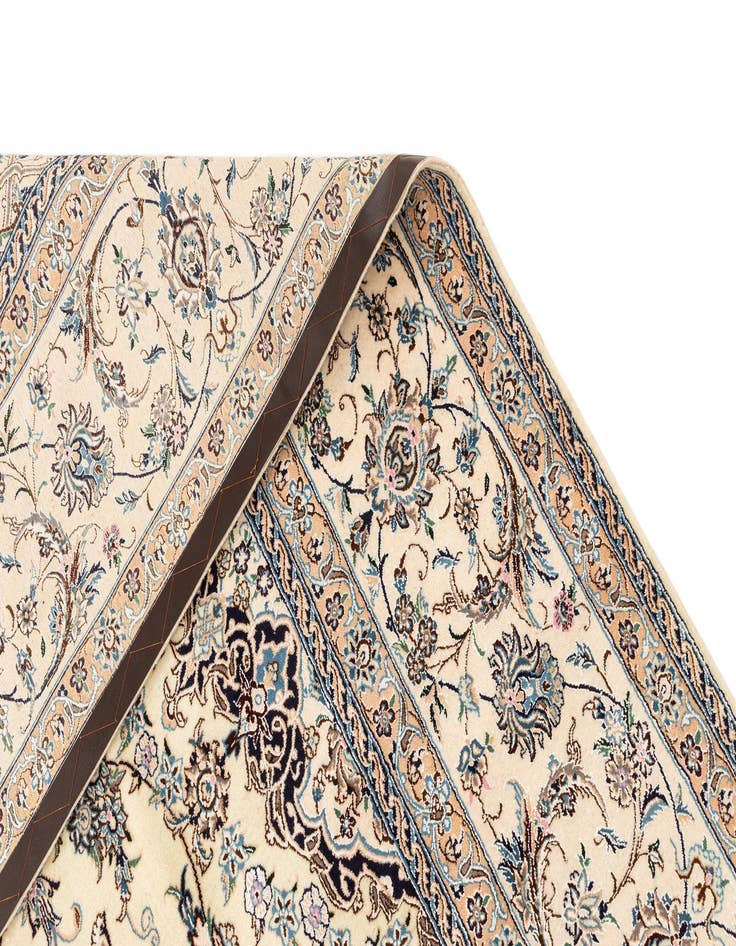 Detail image of  10' x 13' 4  Hand Knotted Nain Rug