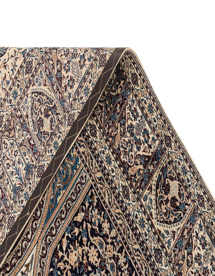 Detail image of  10' x 13' 4  Hand Knotted Nain Rug