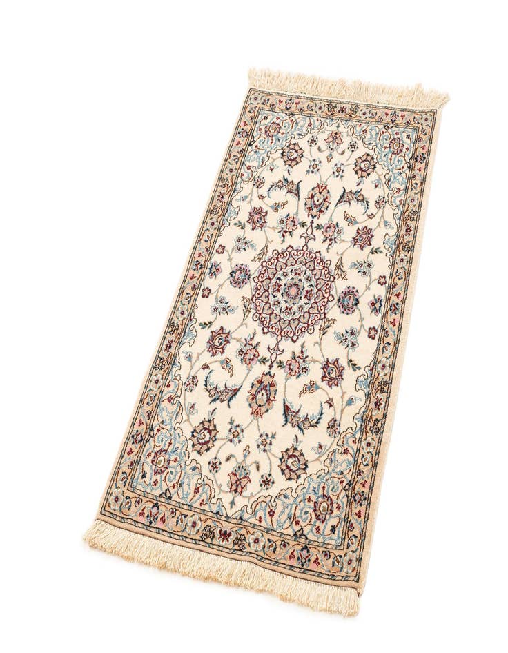 Detail image of  2' x 3' 5  Hand Knotted Nain Rug