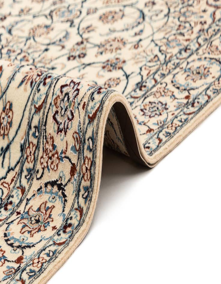 Detail image of  3' 5 x 5' 2  Hand Knotted Nain Rug