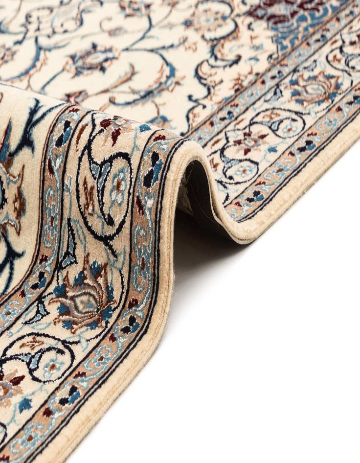 Detail image of  3' 3 x 4' 8  Hand Knotted Nain Rug