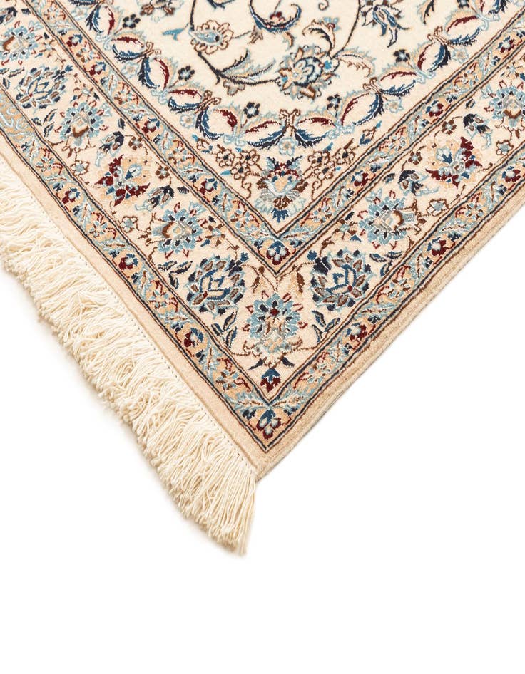 Detail image of  3' 1 x 4' 8  Hand Knotted Nain Rug