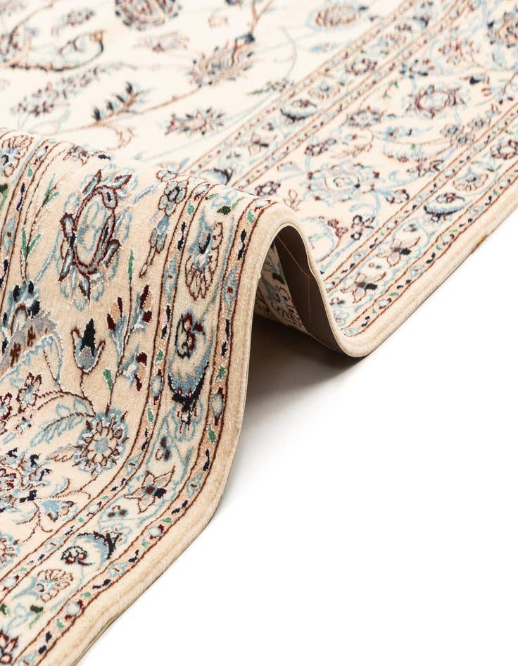 Detail image of  6' 9 x 9' 10  Hand Knotted Nain Rug