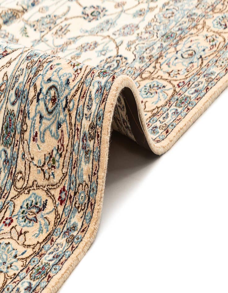 Detail image of  5' 3 x 8' 6  Hand Knotted Nain Rug