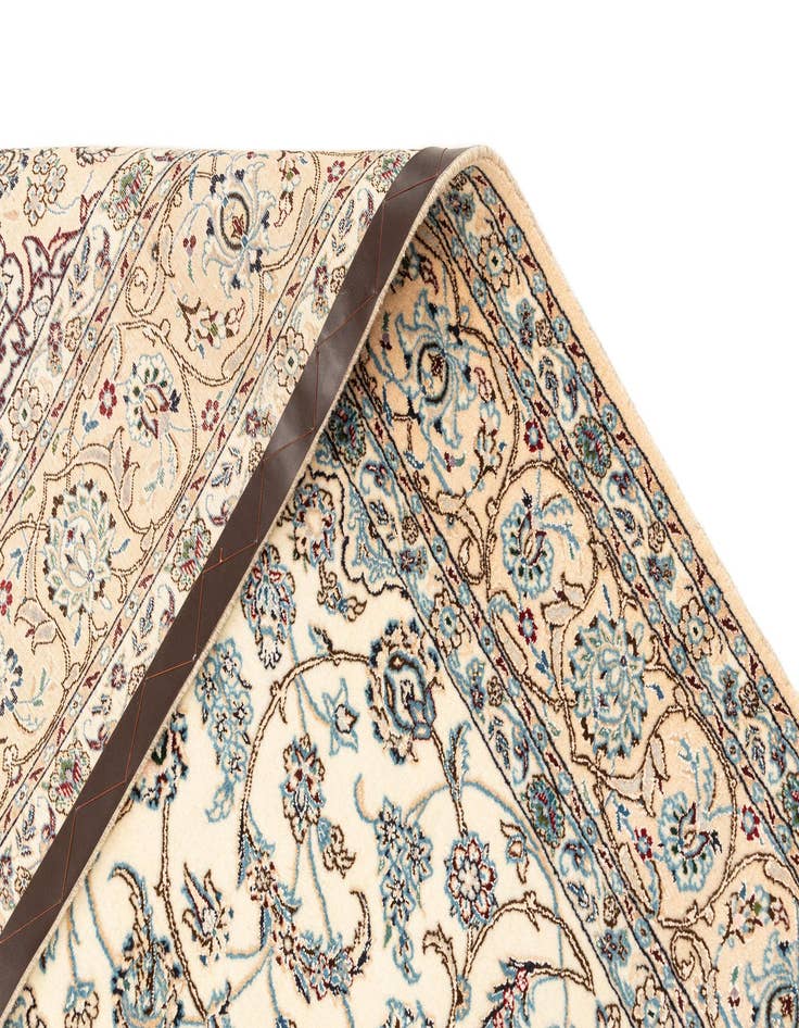 Detail image of  5' 3 x 8' 6  Hand Knotted Nain Rug