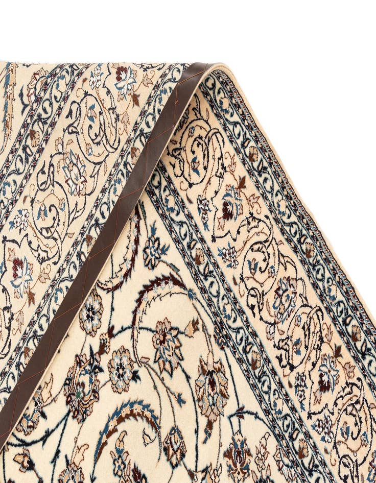 Detail image of  5' 4 x 7' 9  Hand Knotted Nain Rug