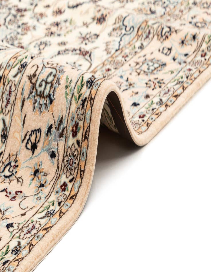 Detail image of  5' 3 x 8' 2  Hand Knotted Nain Rug