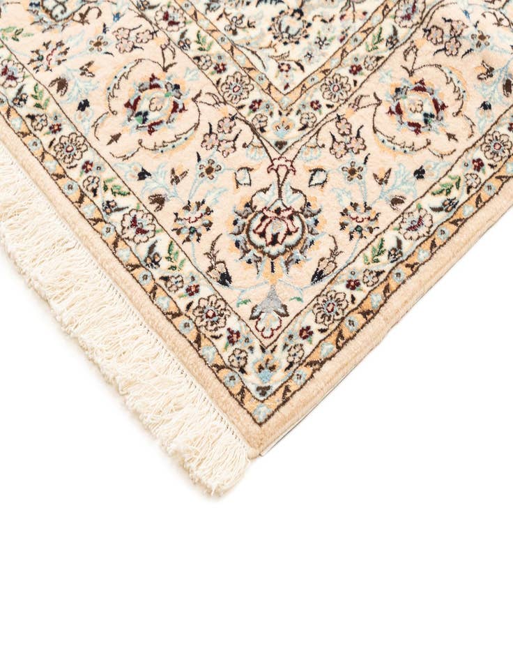 Detail image of  5' 3 x 8' 2  Hand Knotted Nain Rug