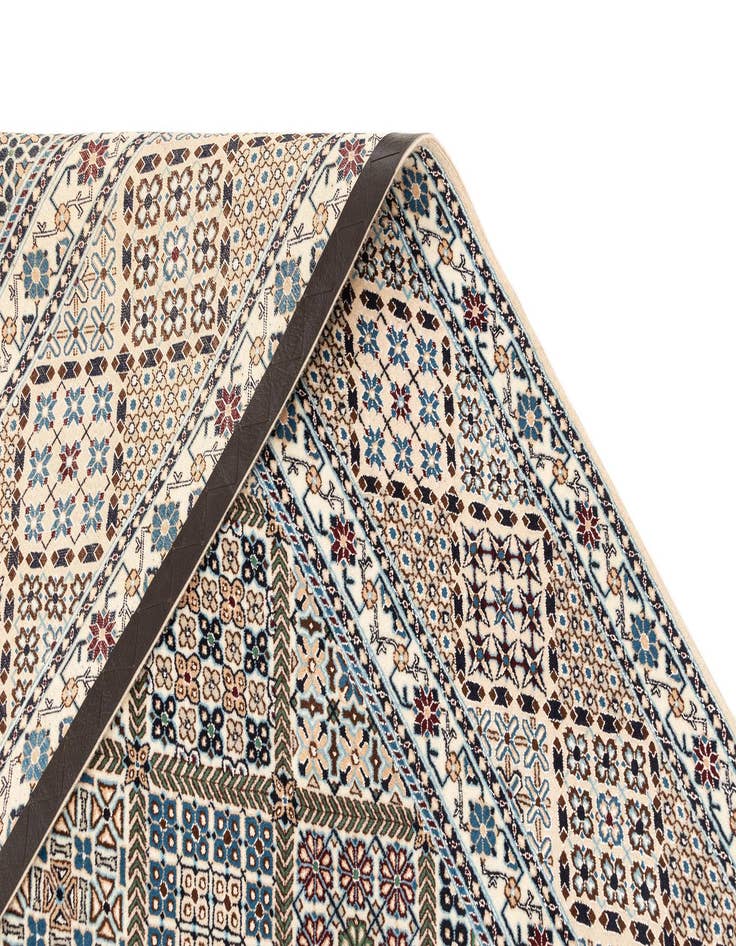 Detail image of  6' 8 x 6' 11  Hand Knotted Nain Rug