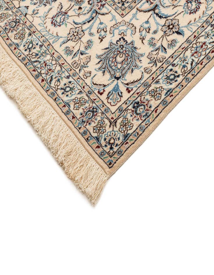 Detail image of  6' 9 x 6' 11  Hand Knotted Nain Rug