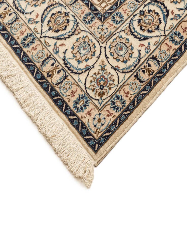 Detail image of  5' 2 x 8' 4  Hand Knotted Nain Rug