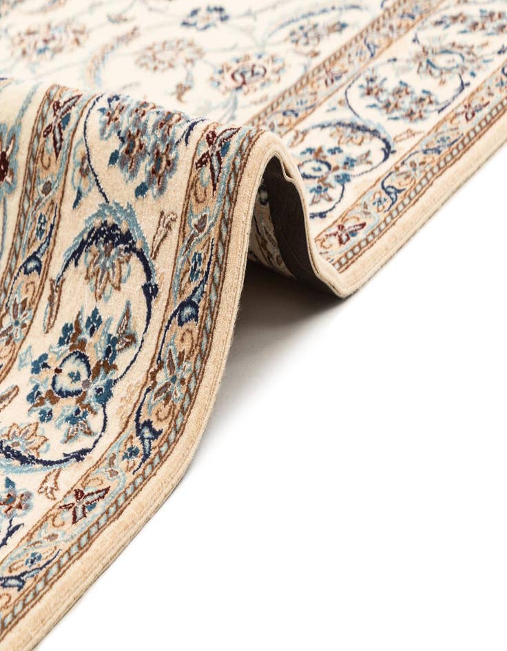 Detail image of  5' 1 x 7' 11  Hand Knotted Nain Rug