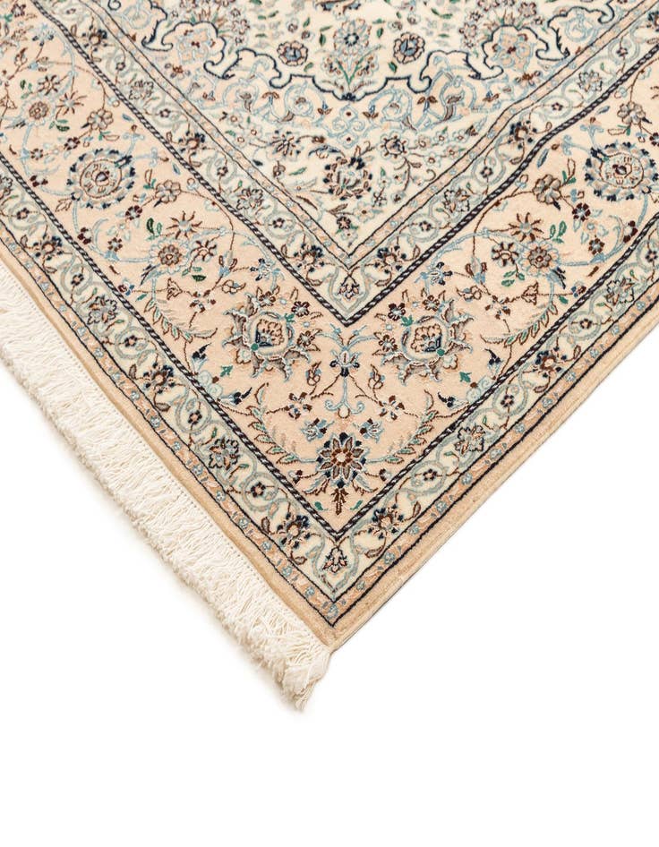 Detail image of  5' 5 x 7' 11  Hand Knotted Nain Rug