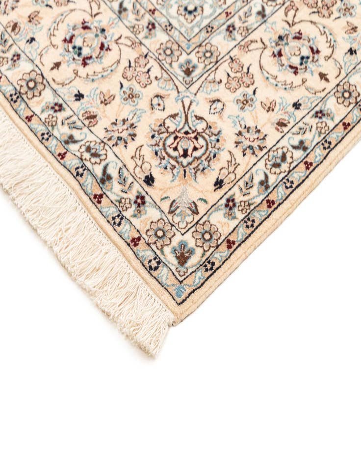 Detail image of  5' 8 x 8' 7  Hand Knotted Nain Rug