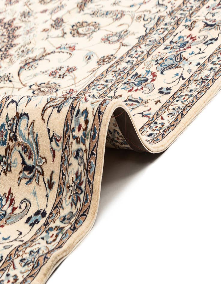 Detail image of  6' 10 x 10' 2  Hand Knotted Nain Rug