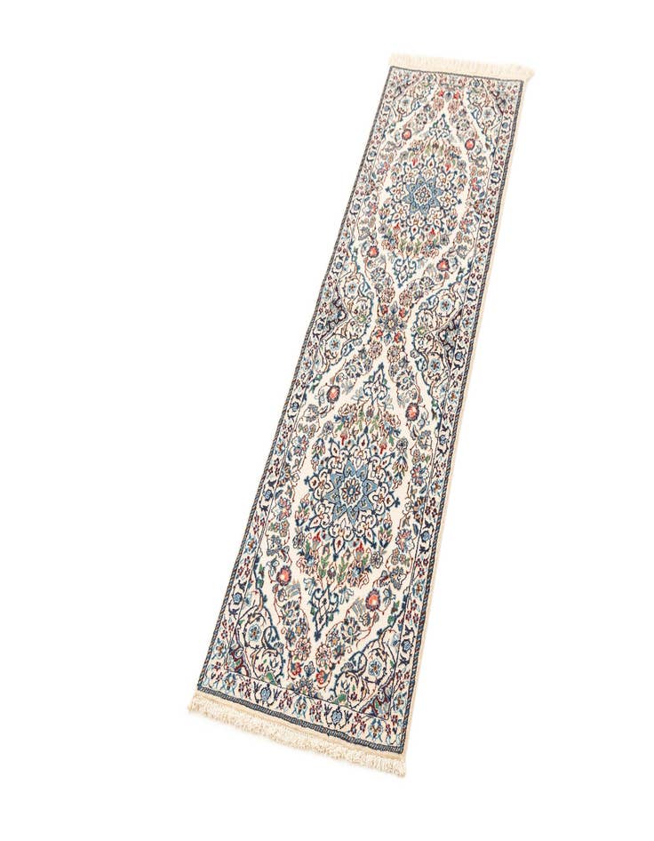 Detail image of  1' 7 x 5' 4  Hand Knotted Nain Rug