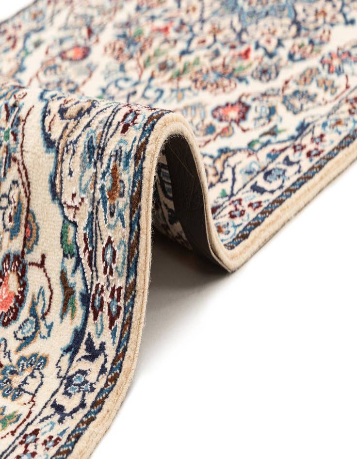 Detail image of  1' 7 x 5' 4  Hand Knotted Nain Rug