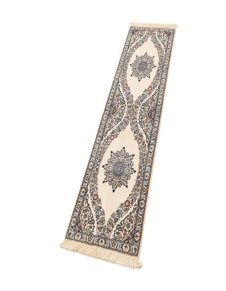 Detail image of  1' 7 x 5' 5  Hand Knotted Nain Rug