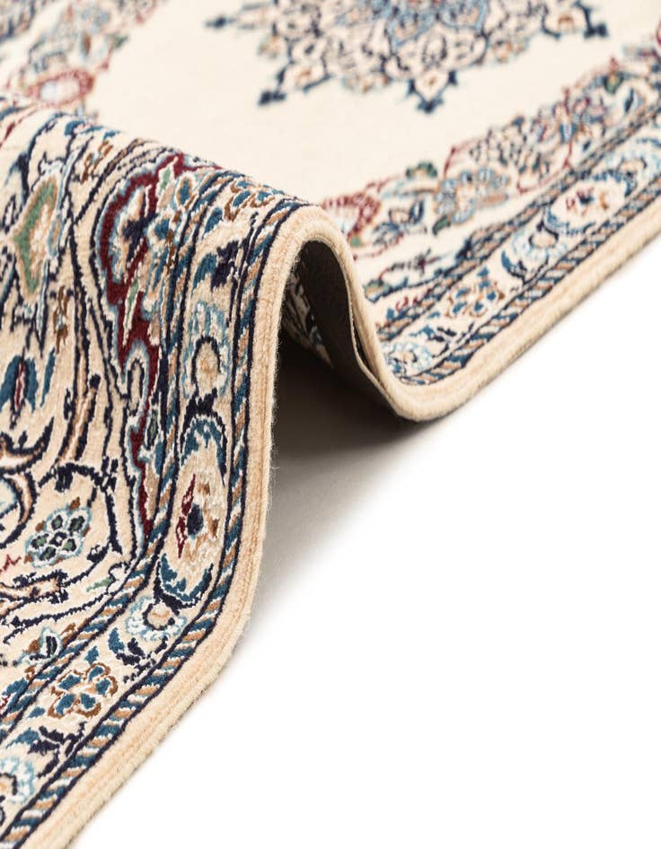 Detail image of  1' 7 x 5' 5  Hand Knotted Nain Rug