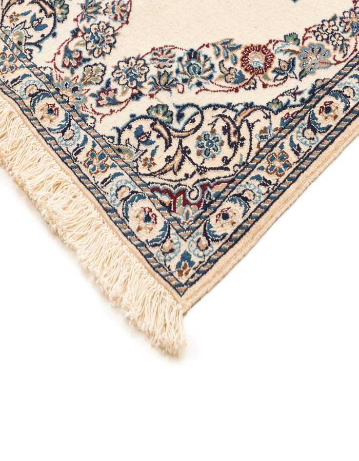 Detail image of  1' 7 x 5' 5  Hand Knotted Nain Rug